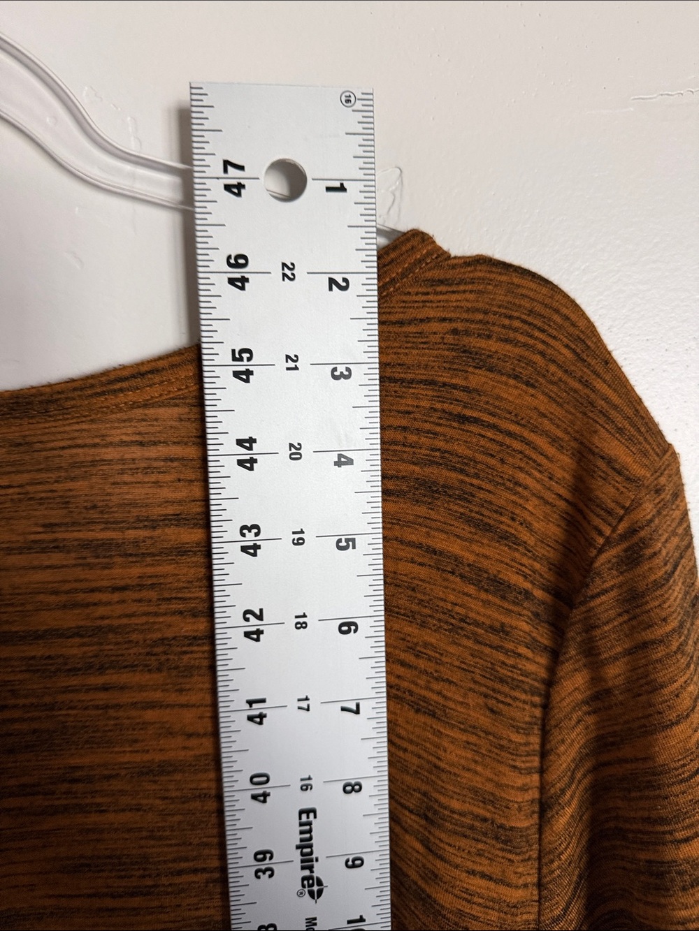 LuLaRoe Midi Pocket Dress in Burnt Orange Heather High-Low Hemline Dress - Picture 6 of 8
